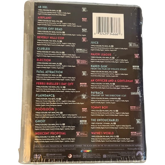 NEW SEALED Iconic Films of the 80's 90's 20 Movie Collection DVD - Picture 2 of 2